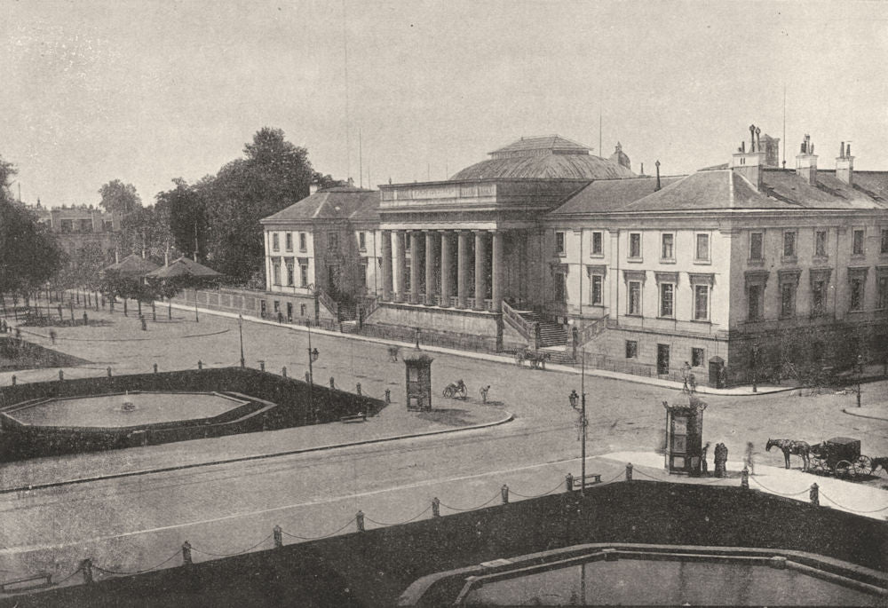 FRANCE. Tours. Palais de Justice 1895 old antique vintage print picture